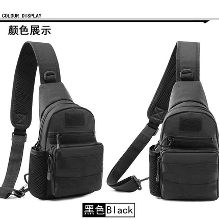 Men's Riding Outdoor Sports Bag Casual Shoulder Kettle Hanging Bag Portable Tactical Army Camouflage Water Bottle Chest Bag