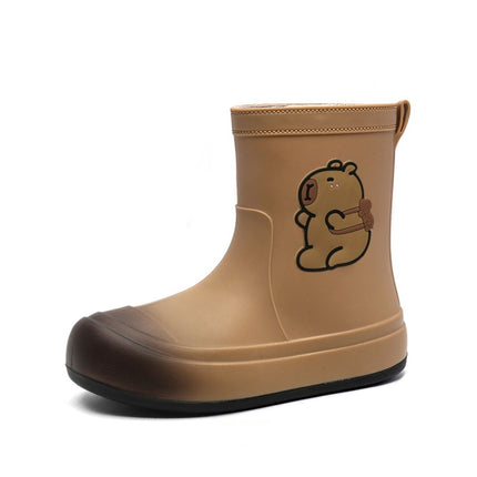 Quality Kapibara Cute Children's Rain Boots for Boys and Girls, New Lightweight Waterproof Shoes for Older Children