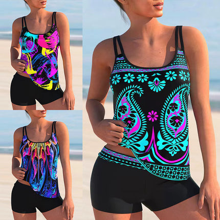 2024 new fashion split swimsuit swimming beach hot spring trend swimsuit wholesale direct supply source manufacturers direct supply