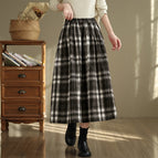 Black plaid / One size fits all