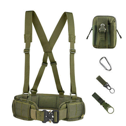 Cross-Border Cobra Buckle Tactical Waist Belt Set Outdoor Multi-Functional Nylon Quick-Release Belt Real-Life Cs Outer Belt
