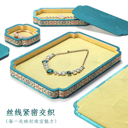 Di Gu Palace Style Jewelry Jewelry Plate Bracelet Necklace Look at Pallet Play Bracelet Storage Plate National Style Display Props