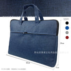 5591-dark blue cotton model (can hold computers) widened by 4cm