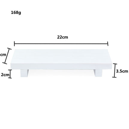 Wooden Pallet Base Bracket Bathroom Decoration Wooden Riser Kitchen Soap Dish Rack Suitable for Dressing Table Cabinet Storage