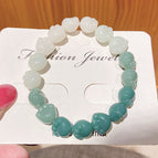 Green gradient cat claw bracelet