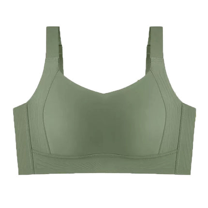 Glow Surface Non-Traceless plus size Underwear Women's Parammary Thin Large Chest Small Bra No-Rings Comfortable Bra