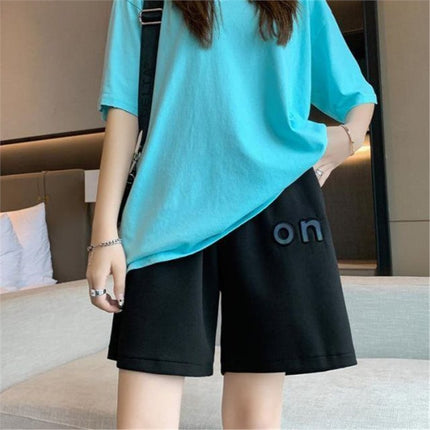 Wide Leg Pants Sports Pants Shorts Women's Five-point Pants Summer Thin Loose All-match Slim Look Casual 2023 New