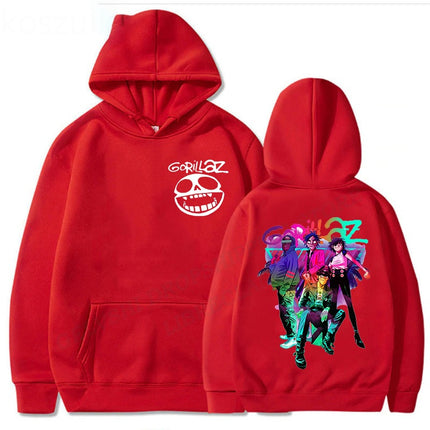 [Cross-border European Code] Gorillaz Hoodie Men Women Fashion Hoodie