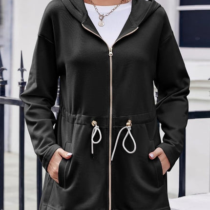 European and American Cross-Border Amazon Ebay Autumn and Winter Women's Sweatshirt Pure Color Hoodie Plush Fleece Jacket Jacket