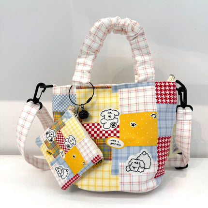 New Girls Handbag Storage Bag Cute Lunch Box Bag Handbag Mother Bag Korean Cartoon Bag Hand Bag