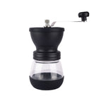 Sw-117 single glass coffee grinder + small brush