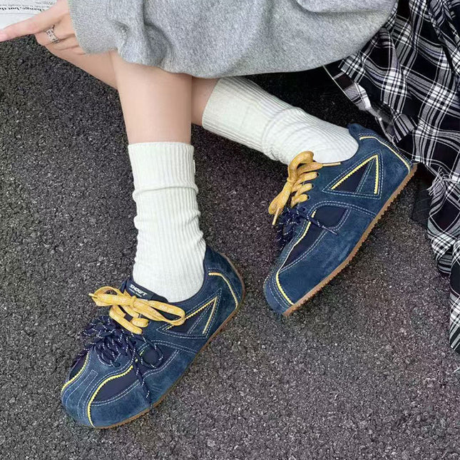 In-Stock Kapibara Genuine Leather Women's Trainers Autumn New Casual Versatile Sneakers