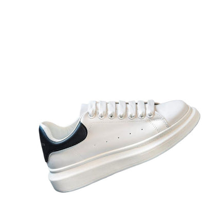 Men's Leather Shoes, Sneakers, Men's Versatile Men's Trendy Breathable Flat Shoes, White Shoes, Casual Autumn Trendy Shoes
