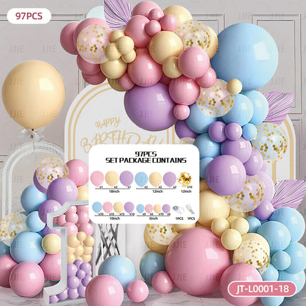 Balloon Chain Arch Set Scene Layout High-End Atmosphere Opening Birthday Party Decorations Anniversary Package