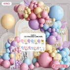 Jt-l0001-18 balloon chain set + [paper card packaging] + [spensive and ribbon]
