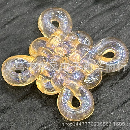 Acrylic Fine Flash Mermaid Ji Luminous Chinese Knot Hanging Beads DIY Jewelry Mobile Phone Chain Car Hanging Handmade Material Accessories