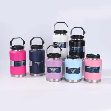 Cross-Border New 304 Stainless Steel Thermos Cup Large Capacity Ton Barrel Outdoor Portable Ice Bucket Wholesale