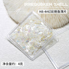 4# magic color white abalone slices 1 box