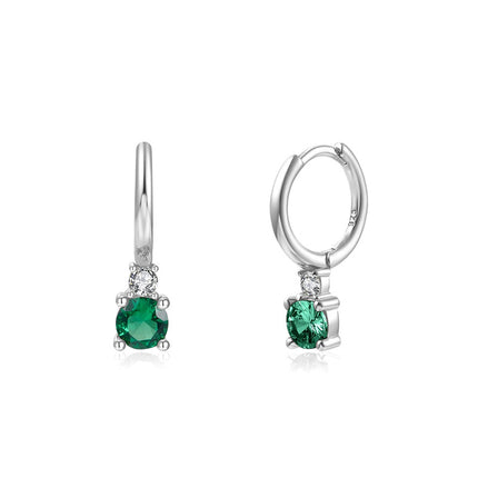 Amazon, Aliexpress, Temu, Shein, European and American Cross-Border Popular Luxury Zircon Earrings Wholesale