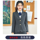 Women's gray suit / S