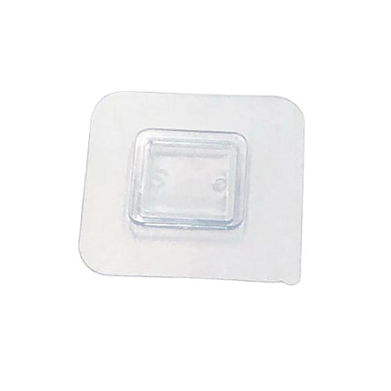 No-Drill Adhesive Storage Rack Patch Wholesale Accessories, Adhesive Hooks, Square Wall-Mounted Plastic Flat Buckle Clips