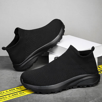 Cross-border New Men's Shoes Flying Weaving sneaker Shoes plus size Casual Shoes Socks Shoes Wide-toe Shoes Casual Shoes Adult