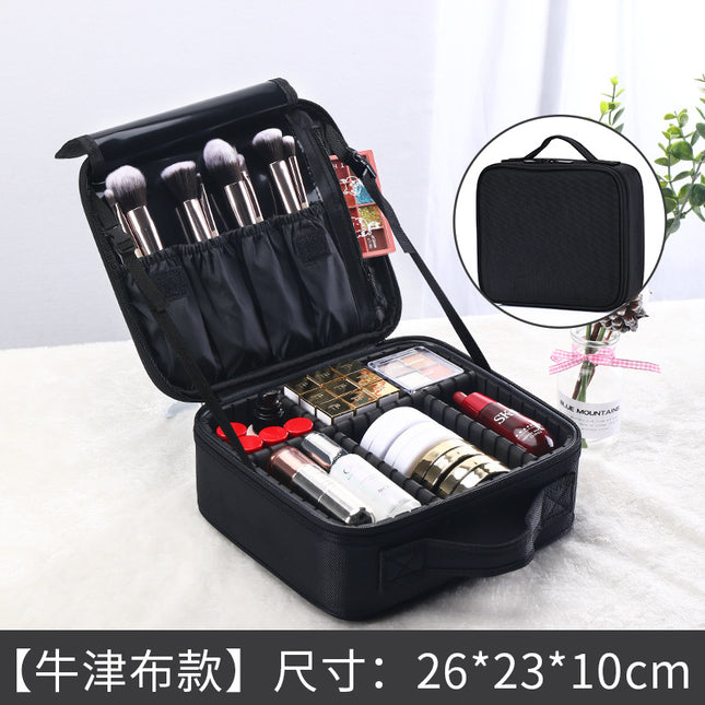 Detachable partition portable cosmetic bag small size portable South Korea simple cosmetic storage bag travel heel makeup Net Red