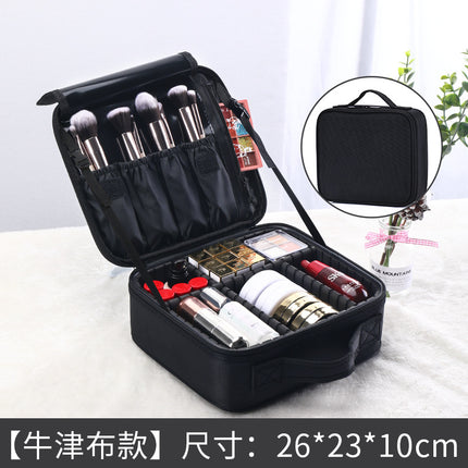 Detachable partition portable cosmetic bag small size portable South Korea simple cosmetic storage bag travel heel makeup Net Red