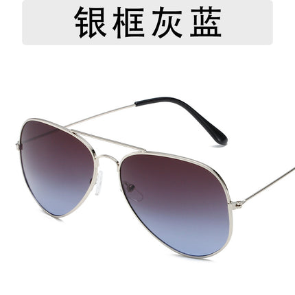3025 fashion aviator goggles men and women personalized hip-hop all-match sunglasses 3026 colorful ocean sunglasses