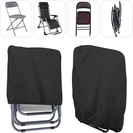 210D Folding Recliner Cover Balcony Garden Courtyard Anti-Blow Dustproof Cover Protective Cover Windproof and Uv Resistant