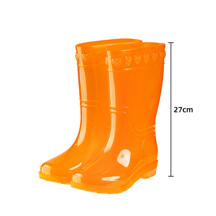 Rain Boots No Inner Fishermen's Shoes Speed Dry Kitchen Shoes Rain Boots Men's High Labor Protection Rubber Shoes Odor-proof Shoes Non-slip Water Shoes