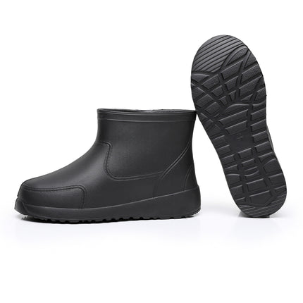 Rain Boots, Fishing Overshoes, Waterproof, Non-Slip, Wear-Resistant, Kitchen Aquatic Food Hygiene Water Shoes, Labor Protection Construction Site Rubber Shoes, Rain Boots