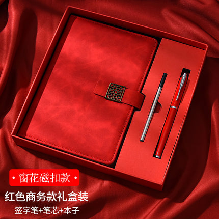Gift Box with Notepad, High-Looking Set, Office Business A5 Notebook, Gift Wholesale Diary