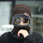 Two-piece cap brown