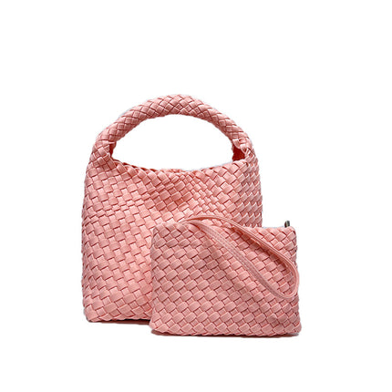 Nylon Cloth Woven Bag Cross-border Wind Diving Material Bag Large Capacity Portable Vegetable Basket Bag Chain Crossbody Bag