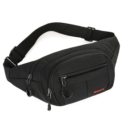 Cross-Border New Large-Capacity Sports Shoulder Bag Anti-Theft Running Waist Bag Multi-Functional Mobile Phone Oxford Cloth Crossbody Bag