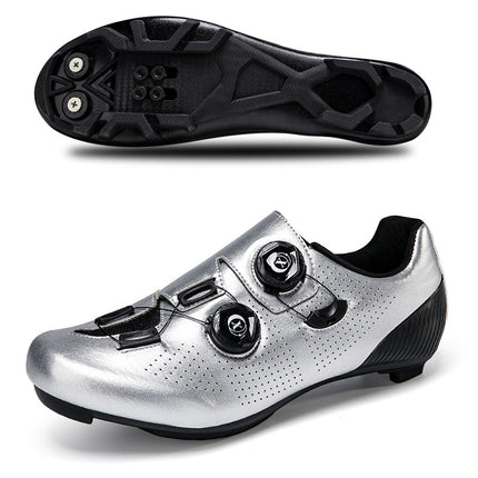 Cross-border New Road Car Lock Shoes Hard Bottom Bike Shoes suit Breathable Lockless Cycling Shoes Men's Mountain Bicycle Shoes