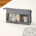 [triangular toiletry bag] gray