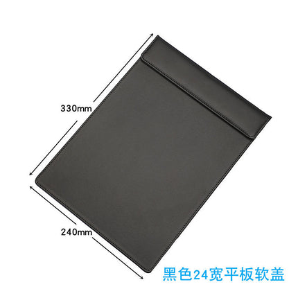 Wholesale a4 business leather meeting signing tablet clip hotel contract signature document magnetic Menu Pad clip