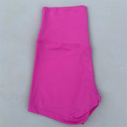 Dopamine Color Yoga Shorts Tight-Fitting High-Elastic Breathable Nude Sports Three-Point Bottoming Shorts Safety Pants