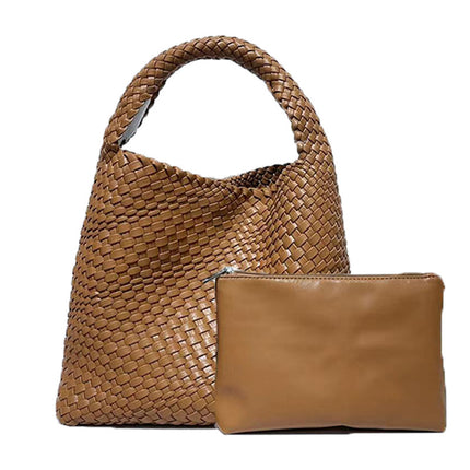 Cross-border Woven Bag Women's Tote Bag Large Capacity Vegetable Basket Bag Shopping Bag General Bag Women's All-match Bag 61