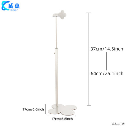 Cross-border Source Stainless Steel Display Hanging Bag Display Rack Women's Bag Rack Support Bag Rack Floor Adjustable Bag Rack