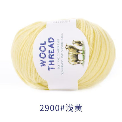 Cross-Border Wholesale Merino Wool Thread Handmade Stick Needle Hand Knitted Sweater Wool Pants Jacket Hat Scarf Shawl Thread