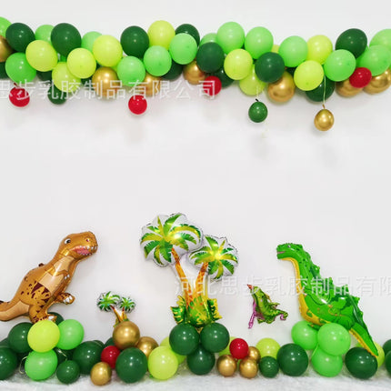 Cross-border Amazon new hot Jurassic theme dinosaur balloon team decoration a generation of balloon suit