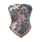 W7003-blue cashew nut / 70*70cm