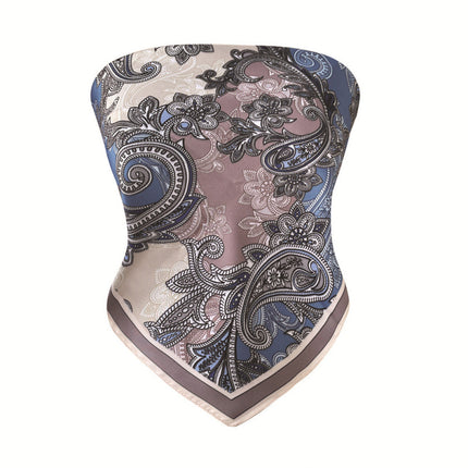 Cross-border double-sided two-color silk scarf ladies leopard print scarf print twill silk senior sense 70cm square towel wholesale