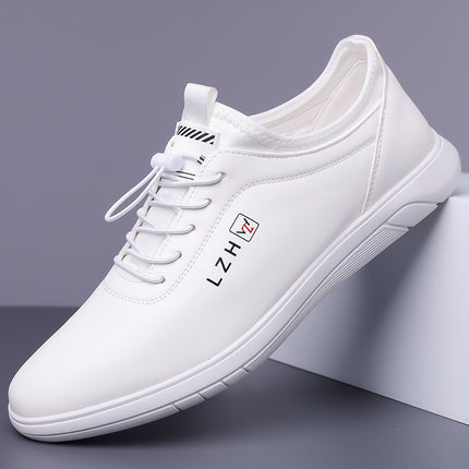 Shenglima Men's Shoes genuine goods Caiyuan Light Luxury New Men's Soft Bottom Non-slip Slip-on Leather Shoes Fashion Casual Shoes