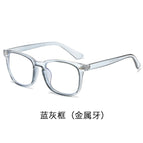 Blue gray frame (metal hinge) / Anti-fog goggles 0 degrees