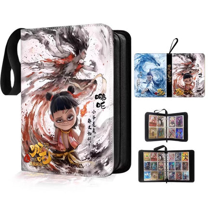 Nezha 2 Card Album Card Storage Album 3inch Card Collection Album Card Game Ao Bing Nezha the Magic Child Chaos Sea Card Album
