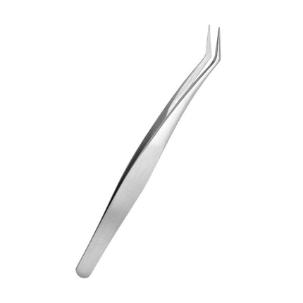 Beginner's False Eyelash Tweezers, Eyelash Artist's Eyelash Grafting Tools, Stainless Steel Tweezers, Precision Eyelash Beauty Tool Set
